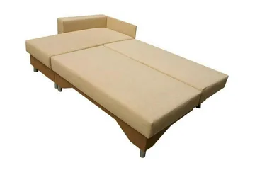 Castlebay 3-sits Hörnbäddsoffa NO_BRAND Brown/Beige - Møbler - Sofaer - Sovesofaer - Hjørnesovesofa