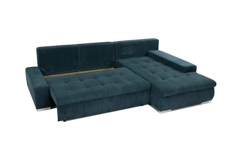 Cerys 3-sits Hörnbäddsoffa Dark blue - Møbler - Sofaer - Sovesofaer - Hjørnesovesofa