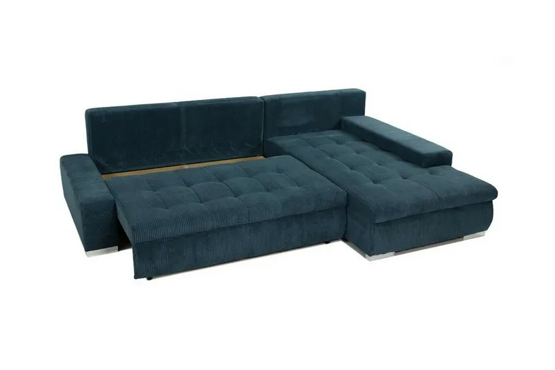 Cerys 3-sits Hörnbäddsoffa Green - Møbler - Sofaer - Sovesofaer - Hjørnesovesofa