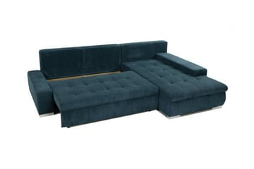Cerys 3-sits Hörnbäddsoffa Green - Møbler - Sofaer - Sovesofaer - Hjørnesovesofa