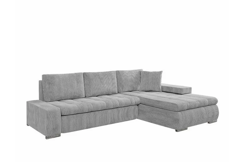 Cerys 3-sits Hörnbäddsoffa Light grey/Dark grey