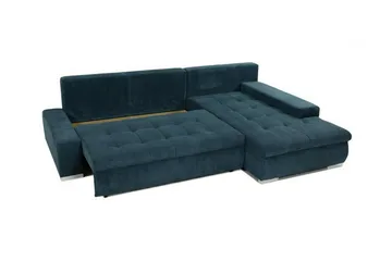 Cerys 3-sits Hörnbäddsoffa NO_BRAND Brown - Møbler - Sofaer - Sovesofaer - Hjørnesovesofa