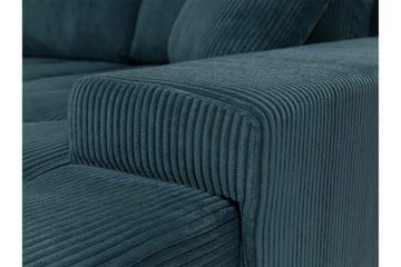 Cerys 3-sits Hörnbäddsoffa NO_BRAND Dark blue - Møbler - Sofaer - Sovesofaer - Hjørnesovesofa