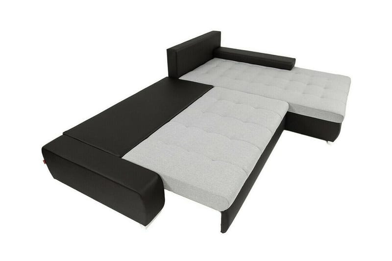 Cerys 3-sits Hörnbäddsoffa NO_BRAND White - Møbler - Sofaer - Sovesofaer - Sovesofa divan