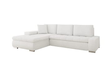 Cerys 3-sits Hörnbäddsoffa White - Møbler - Sofaer - Sovesofaer - Sovesofa divan