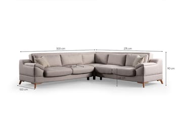 Corner Sofa-Bed Atelier Del Sofa - Møbler - Sofaer - Sovesofaer - Hjørnesovesofa