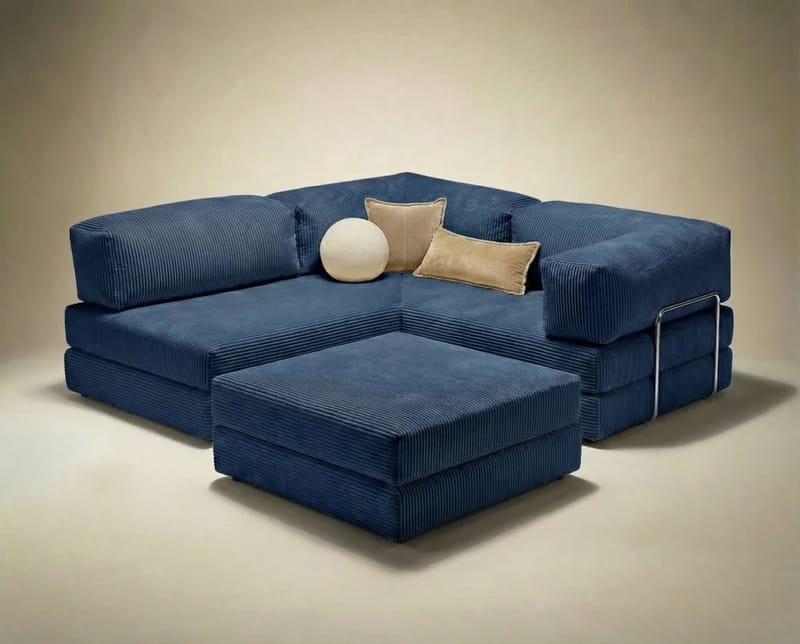 Corner Sofa-Bed Atelier Del Sofa - Møbler - Sofaer - Sovesofaer - Hjørnesovesofa