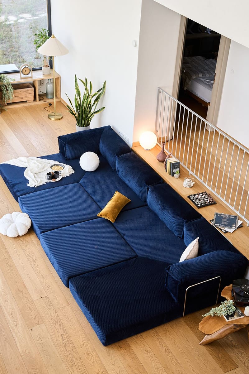 Corner Sofa-Bed Atelier Del Sofa - Møbler - Sofaer - Sovesofaer - Hjørnesovesofa