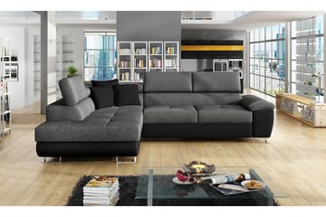 Hjørnesovesofa Cotere 270x203x71 cm - Møbler - Sofaer - Skinnsofaer