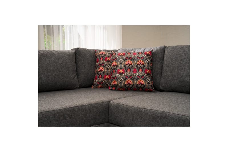 Hjørnesovesofa Cove Venstre Grå - Mørkegrå - Møbler - Sofaer - Sovesofaer - Hjørnesovesofa