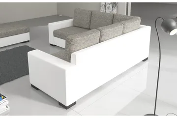 Deltan Hjørnesovesofa - Grå/Svart - Møbler - Sofaer - Sovesofaer - Hjørnesovesofa