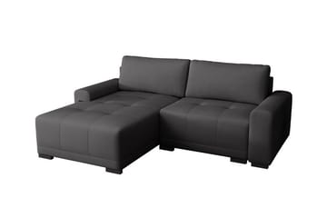 Denegal 2-sits Hörnbäddsoffa Dark grey - Møbler - Sofaer - Sovesofaer - Hjørnesovesofa