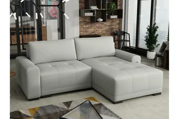 Denegal 2-sits Hörnbäddsoffa Light grey/Dark grey - Møbler - Sofaer - Sovesofaer - Hjørnesovesofa