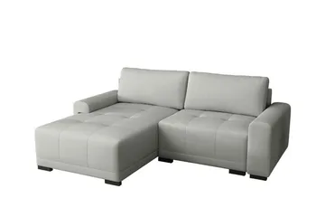 Denegal 2-sits Hörnbäddsoffa Light grey/Dark grey - Møbler - Sofaer - Sovesofaer - Hjørnesovesofa