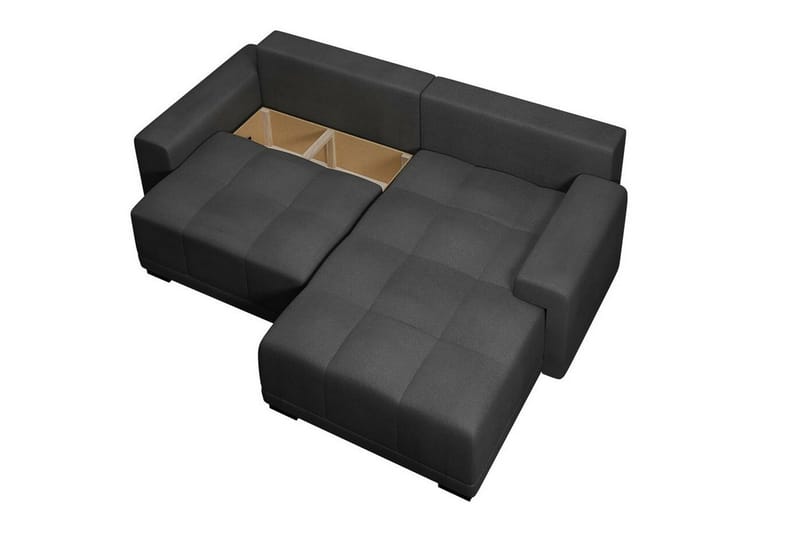 Denegal 2-sits Hörnbäddsoffa NO_BRAND Brown - Møbler - Sofaer - Sovesofaer - Hjørnesovesofa