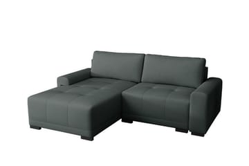 Denegal 2-sits Hörnbäddsoffa NO_BRAND Dark blue||Dark grey - Møbler - Sofaer - Sovesofaer - Hjørnesovesofa