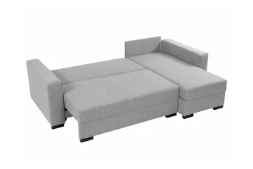 Denegal 3-seters Hjørnesovesofa - Cream - Møbler - Sofaer - Sovesofaer - Hjørnesovesofa