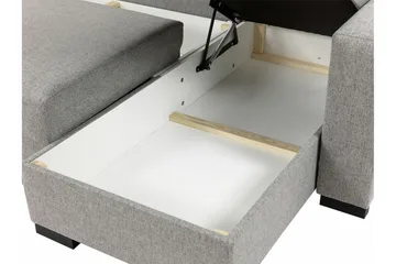 Denegal 3-seters Hjørnesovesofa - Cream - Møbler - Sofaer - Sovesofaer - Hjørnesovesofa