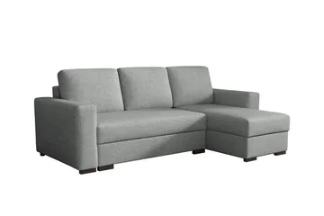 Denegal 3-seters Hjørnesovesofa - Grå - Møbler - Sofaer - Sovesofaer - Hjørnesovesofa