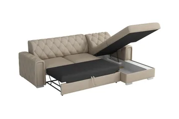 Denegal 3-seters Hjørnesovesofa - Møbler - Sofaer - Sovesofaer - Hjørnesovesofa