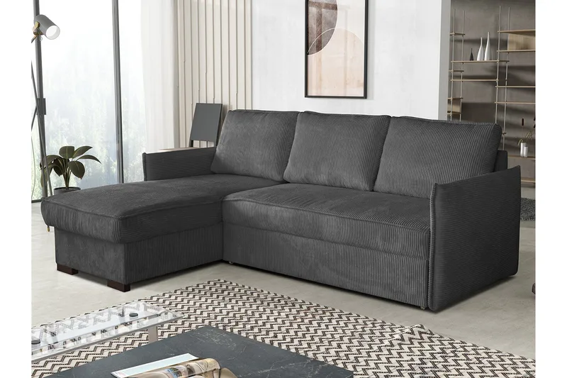 Denegal 3-seters Hjørnesovesofa - Møbler - Sofaer - Sovesofaer - Hjørnesovesofa