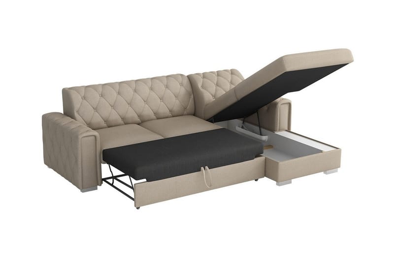 Denegal 3-seters Hjørnesovesofa - Møbler - Sofaer - Sovesofaer - Hjørnesovesofa