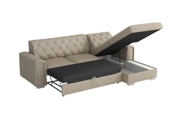 Denegal 3-seters Hjørnesovesofa - Møbler - Sofaer - Sovesofaer - Hjørnesovesofa