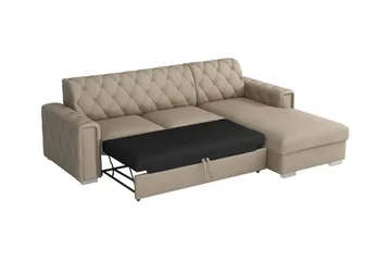 Denegal 3-seters Hjørnesovesofa - Møbler - Sofaer - Sovesofaer - Hjørnesovesofa