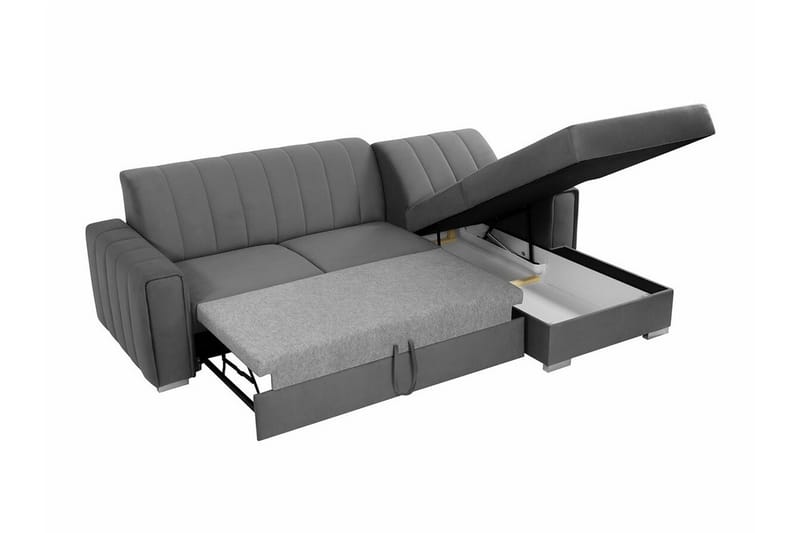 Denegal 3-seters hjørnesovesofa - Møbler - Sofaer - Sovesofaer - Hjørnesovesofa