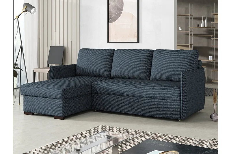 Denegal 3-seters Hjørnesovesofa - Møbler - Sofaer - Sovesofaer - Hjørnesovesofa