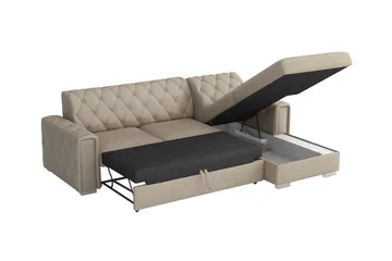 Denegal 3-seters Hjørnesovesofa - Møbler - Sofaer - Sovesofaer - Hjørnesovesofa