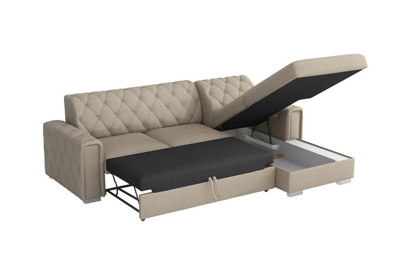 Denegal 3-seters Hjørnesovesofa - Møbler - Sofaer - Sovesofaer - Hjørnesovesofa