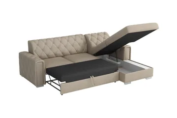 Denegal 3-seters Hjørnesovesofa - Møbler - Sofaer - Sovesofaer - Hjørnesovesofa