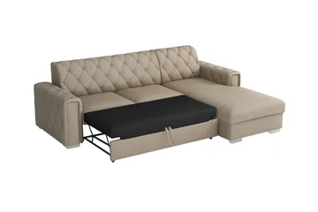 Denegal 3-seters Hjørnesovesofa - Møbler - Sofaer - Sovesofaer - Hjørnesovesofa