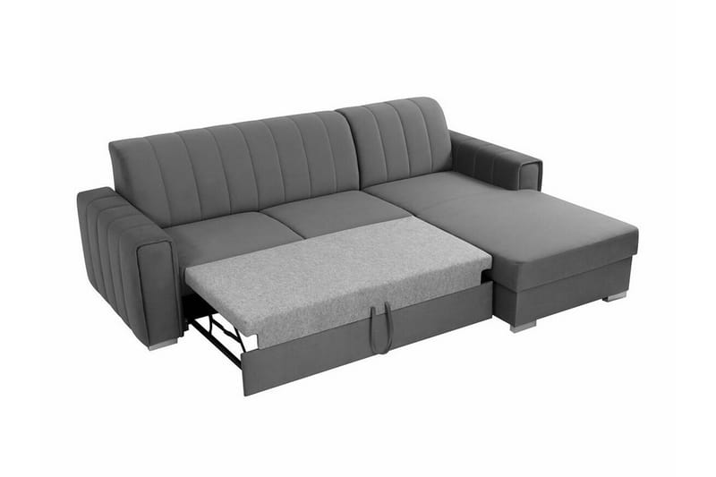 Denegal 3-sits Hörnbäddsoffa Beige/Light beige - Møbler - Sofaer - Sovesofaer - Sovesofa divan