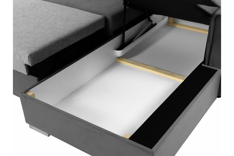 Denegal 3-sits Hörnbäddsoffa Beige/Light beige - Møbler - Sofaer - Sovesofaer - Sovesofa divan