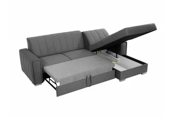 Denegal 3-sits Hörnbäddsoffa Beige/Light beige - Møbler - Sofaer - Sovesofaer - Sovesofa divan