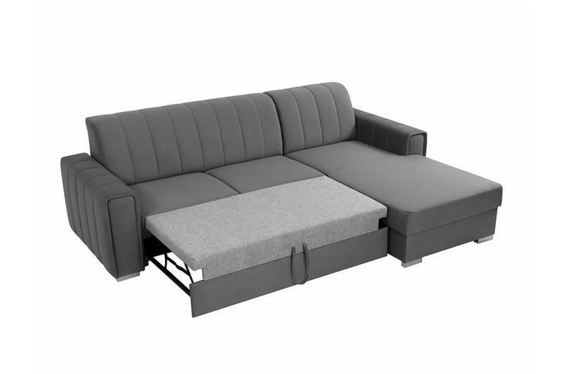 Denegal 3-sits Hörnbäddsoffa Dark blue - Møbler - Sofaer - Sovesofaer - Hjørnesovesofa