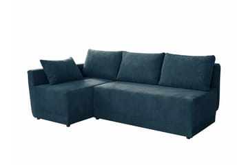 Denegal 3-sits Hörnbäddsoffa Dark blue - Møbler - Sofaer - Sovesofaer - Hjørnesovesofa