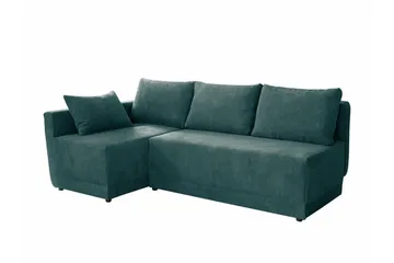 Denegal 3-sits Hörnbäddsoffa Dark green - Møbler - Sofaer - Sovesofaer - Hjørnesovesofa