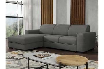 Denegal 3-sits Hörnbäddsoffa Dark grey - Møbler - Sofaer - Sovesofaer - Sovesofa divan