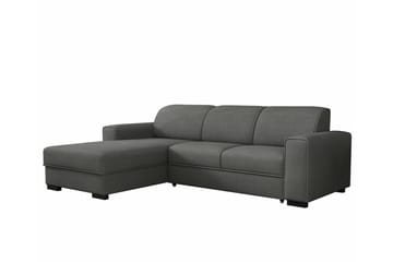 Denegal 3-sits Hörnbäddsoffa Dark grey - Møbler - Sofaer - Sovesofaer - Sovesofa divan