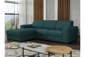 Denegal 3-sits Hörnbäddsoffa Green - Møbler - Sofaer - Sovesofaer - Sovesofa divan