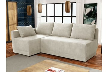 Denegal 3-sits Hörnbäddsoffa NO_BRAND beige - Møbler - Sofaer - Sovesofaer - Sovesofa divan