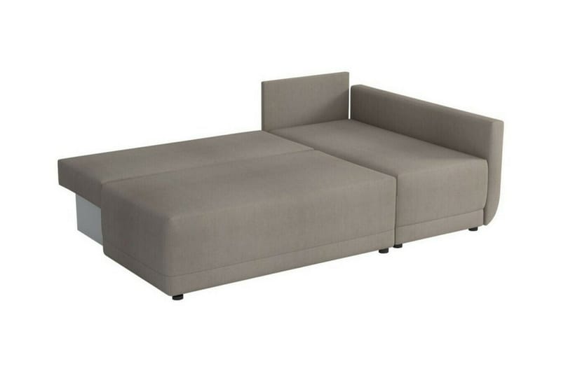 Denegal 3-sits Hörnbäddsoffa NO_BRAND Brown - Møbler - Sofaer - Sovesofaer - Hjørnesovesofa