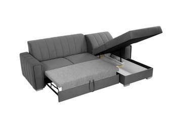 Denegal 3-sits Hörnbäddsoffa NO_BRAND Dark blue - Møbler - Sofaer - Sovesofaer - Hjørnesovesofa