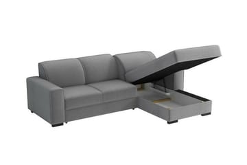 Denegal 3-sits Hörnbäddsoffa NO_BRAND Dark grey - Møbler - Sofaer - Sovesofaer - Sovesofa divan