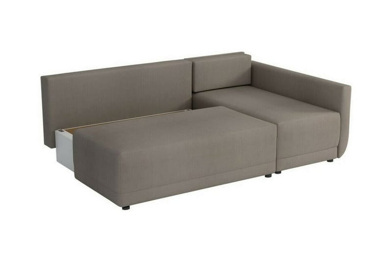 Denegal 3-sits Hörnbäddsoffa NO_BRAND Mustard yellow - Møbler - Sofaer - Sovesofaer - Hjørnesovesofa