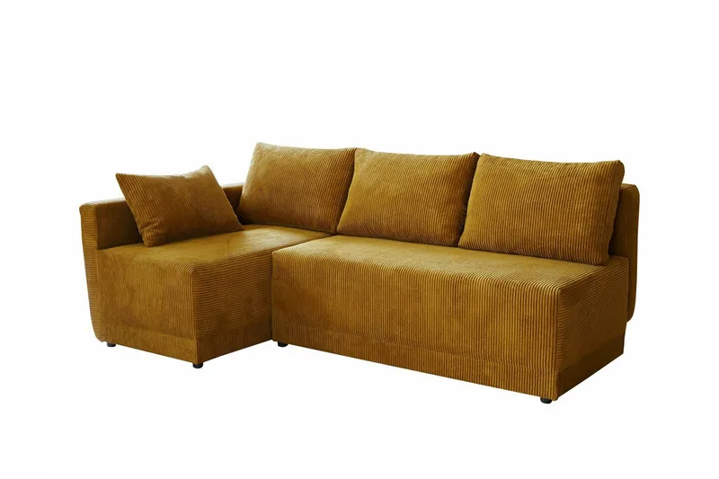 Denegal 3-sits Hörnbäddsoffa NO_BRAND Yellow