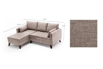 Divansovesofa Burundi 2-seter - Møbler - Sofaer - Sofaer med sjeselong - 4 seters sofa med divan